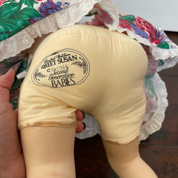 Vintage 1980s Sweet Susan Doll Loving Legacy 2nd Gen Babies 23” Lmtd Ed READ - Picture 7 of 16